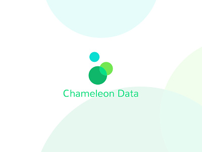 Chameleon Data analytics brand branding color data design green logo mark modern type typography