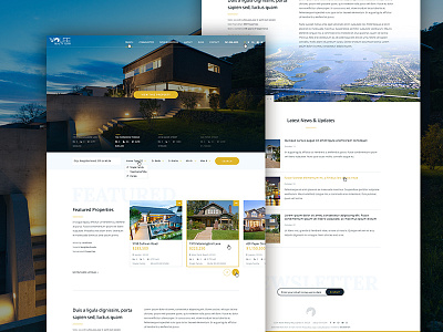 Wolfe Realty company design home homepage page property real estate realtor ui web website