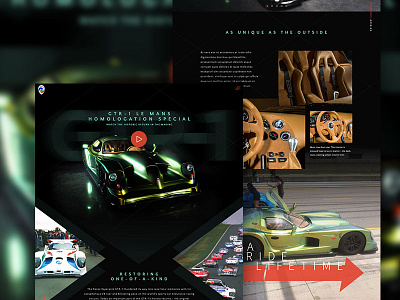 Panoz auto car design gallery home homepage page race sport web website