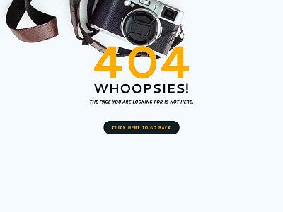 Camera Shop 404 404 camera design home homepage page web website