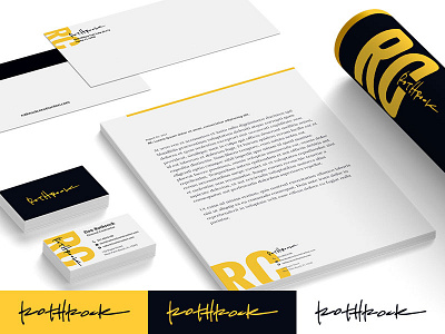 Rothrock Branding architecture brand branding construction corporate design design identity logo mark print typography