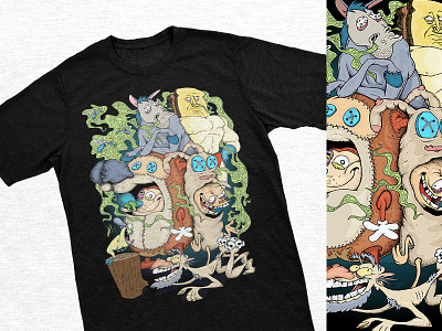 Stink Madness Shirt branding cartoon character design illustration logo lowbrow mockup print shirt tshirt