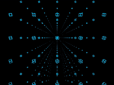 Day 8 animation creative coding cubes geometry javascript p5 p5js