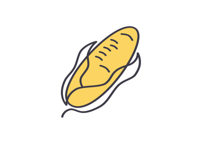 Corn agriculture corn flat icon illustration vegetable