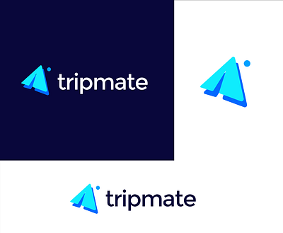 Tripmate- Travel App Logo app branding design icon illustration logo minimal motion octane ui ux vector