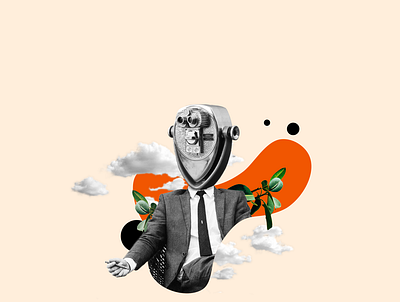 Bino Man: Abstract Composition branding design illustration illustrator poster poster design typography ui vector