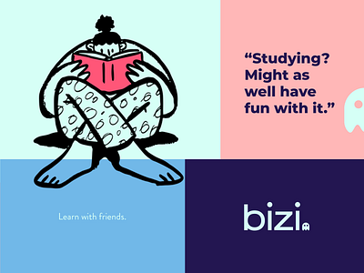 BIZI- Visual Identity branding design illustration illustrator poster poster design typography visual identity
