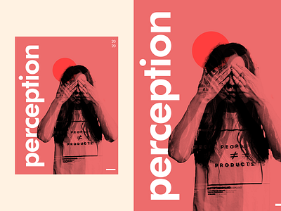 Perception- Poster branding design illustration illustrator logo poster poster design typography ui vector
