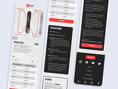 Ardent Mobile Store Page UI Design app branding dailyui design flat minimal mobile modern ui ux website