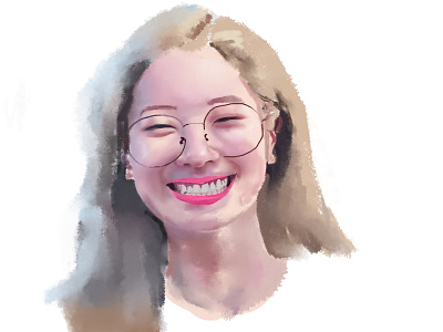 Digi paint - Dubu of twice digital painting portrait