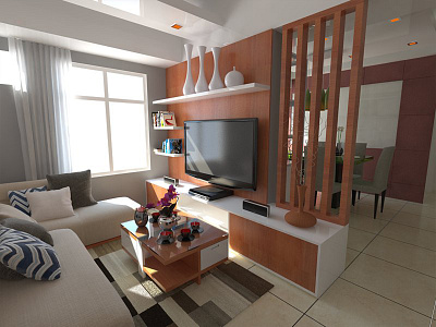 3D Living Room