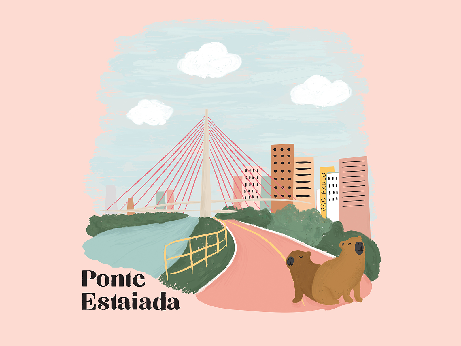 São Paulo Illustration By Natalia Sayuri On Dribbble 7018