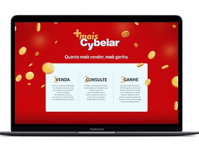 mais Cybelar | Promo ad design design art designer logo mockup notebook promo promotion promotional design site