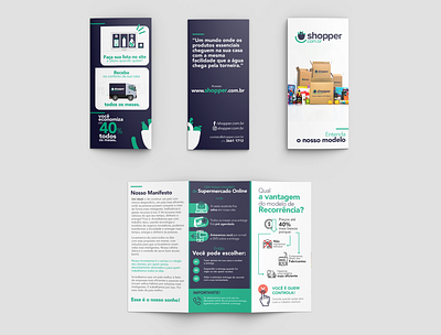 Trifold Brochure | Shopper design shopper startup trifold brochure