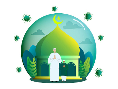 Ramadan Kareem without Coronavirus arabic background celebration corona coronavirus hope islamic kareem mubarak ramadan