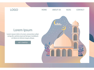 Landing Page Ramadan Kareem