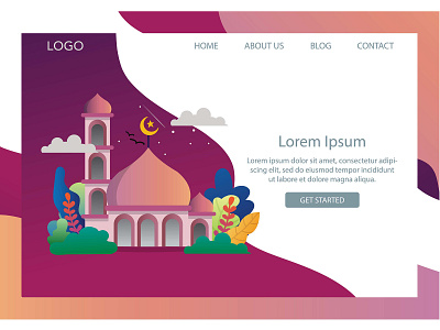 Landing Page Ramadan Kareem