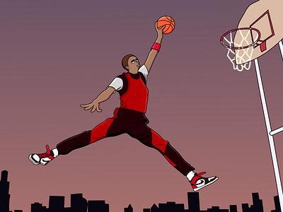 Michael Jordan with Simpson Style