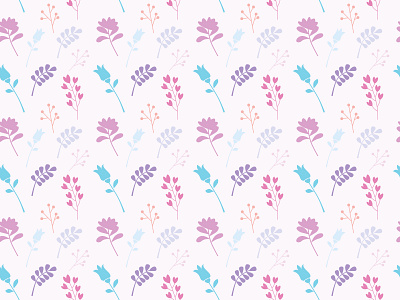 Flower Seamless Pattern art design flat floral flower icon illustration minimal pattern seamless vector website