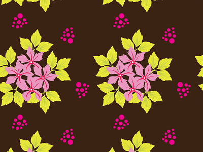 Flower Seamless Pattern art design flat floral flower icon illustration minimal pattern seamless vector website