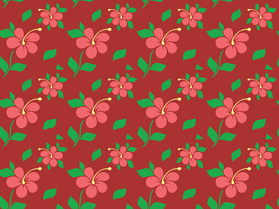 Flower Seamless Pattern art design fashion fashion design flat floral flower icon illustration minimal pattern seamless vector wallpaper wallpaper design website