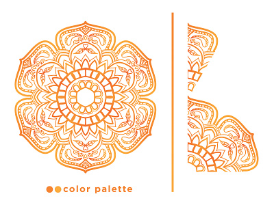 Mandala Vector Art Pattern Design art design flat floral flower icon illustration minimal pattern vector