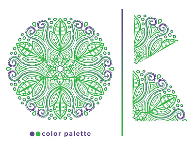 Mandala Vector Art Pattern art design flat floral flower icon illustration mandala minimal pattern vector