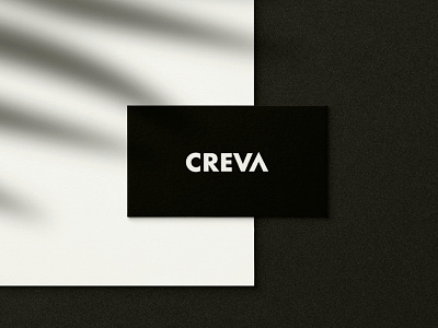 CREVA Logo clean design minimal simple typography