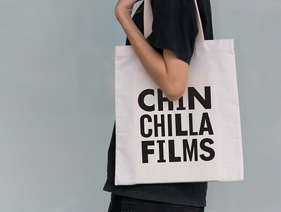 CHINCHILLA FILMS Logo clean design film logo typography