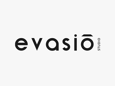 Logo "Evasio studio" branding camera logo conception creation logo logo design logo inspiration logoconcept logomark photographer photographer logo typography logo