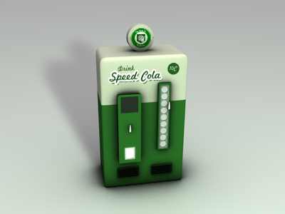 Speed Cola Machine 3d machine soda