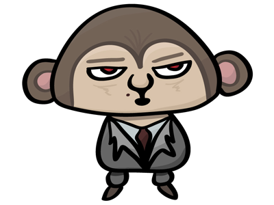 Personal Mascot character mascot monkey