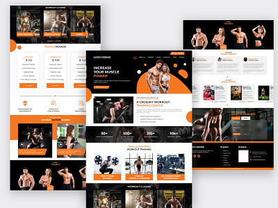 Gym/Fitness brand identity branding branding design corporate corporate branding corporate design design logo ui