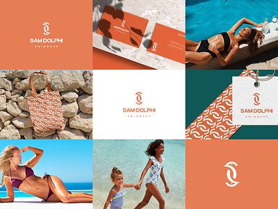 Sam Dolphi Swimwear beach beachwear fashion wear beauty logo bikini brand brand identity branding branding design colors corporate design fashion fashion wear feminine layout logo store swim swimsuit swimwear typography