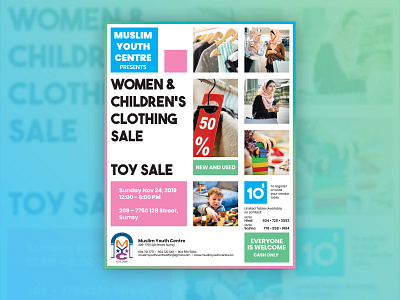 MYC Women & Children Clothing Sale clothing flyer flyer design sales flyer
