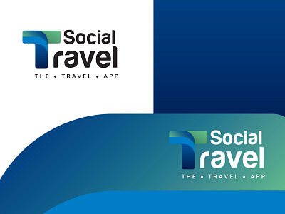 Social Travel app logo design logodesign social travel logo