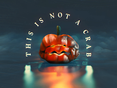 This is not a Crab - Halloween 2020 3d animation blender blender3d crab halloween loop motion motion graphics pumpkin pumpkins scary