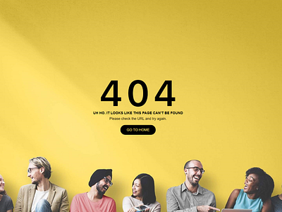 404 Page Design