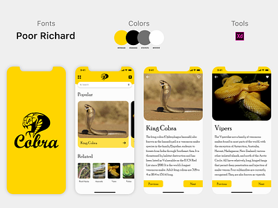 Cobra app design