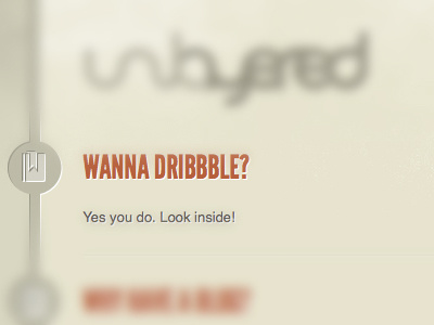 Wanna dribbble? (look inside) blog dribbble header invite omg post wanna
