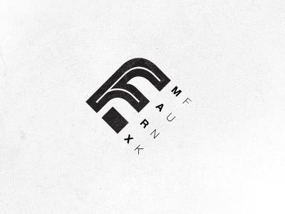 2 logos [GIF] band f logo m minimalist music typography