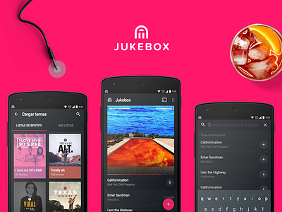 Jukebox for Android add android app collaborative flow grid jukebox material design player playlist search
