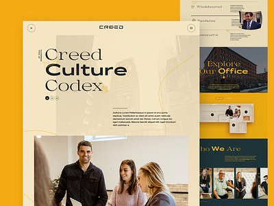 Creed Culture Codex Website agency careers culture interaction design landing page minneapolis minnesota mn office studio team web web design website