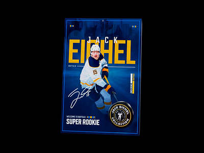 NFT - Jack Eichel bitcoin blockchain card crypto cryptocurrency ethereum hockey minneapolis minnesota mn motion motion design nft nhl puck sports