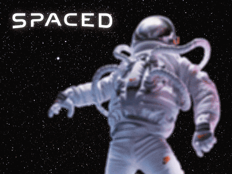 SPACED futuristic travel tech moon space logo nasa animation contest nike spacex astronaut spaced challenge spacedchallenge