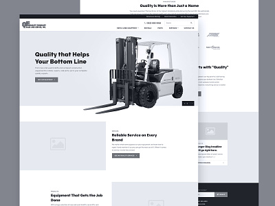 Quality Forklift Wireframe