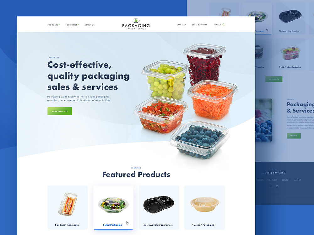 Packaging Sales & Service by Mike Delsing on Dribbble