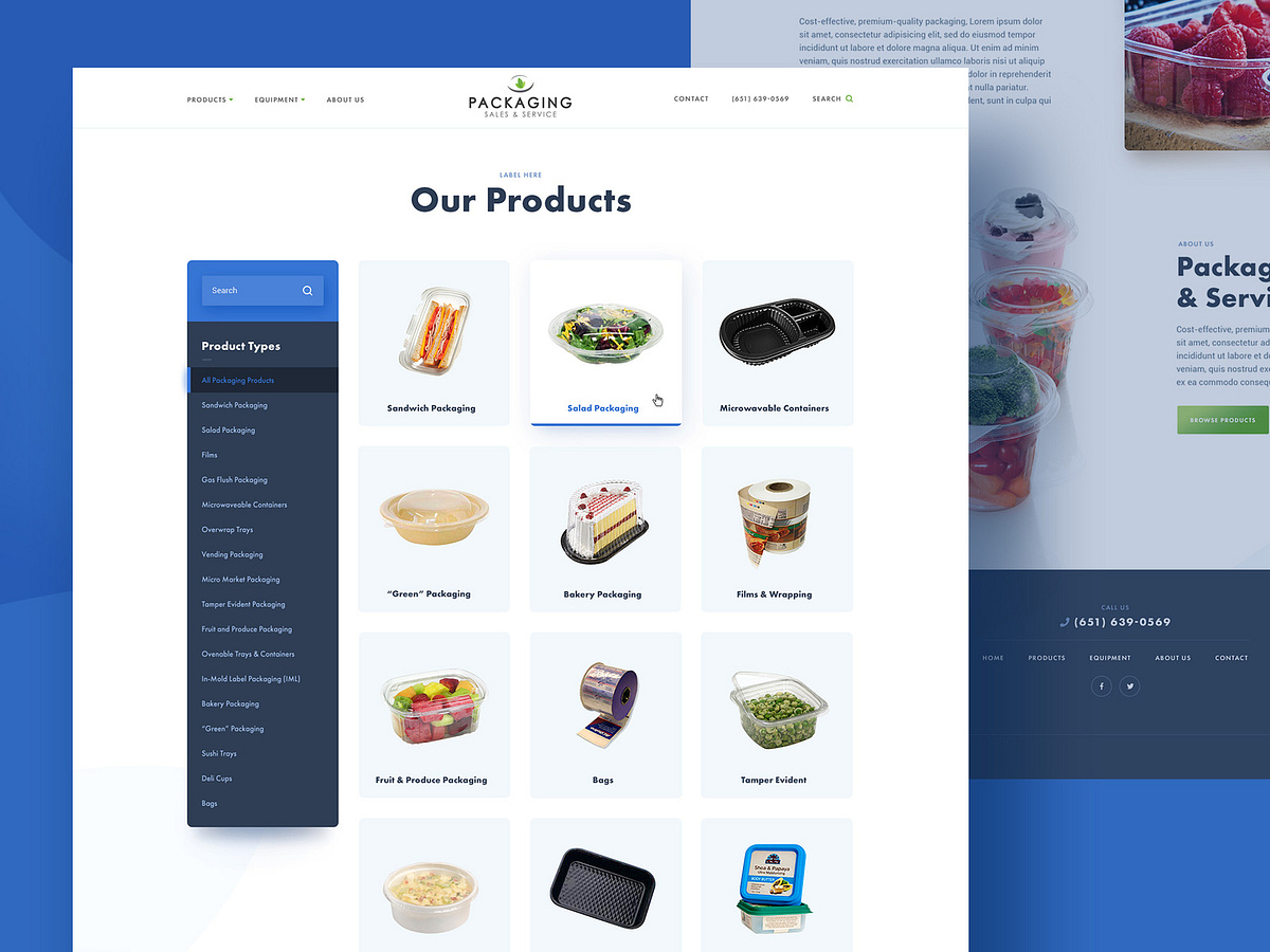 Packaging Sales & Service by Mike Delsing on Dribbble