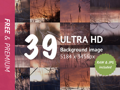 Nature Backgrounds pack for UI