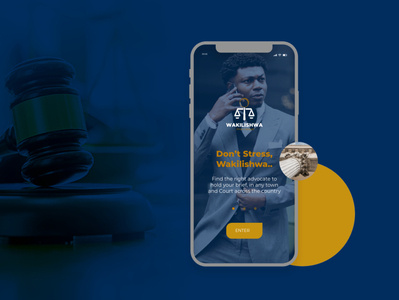 Mobile App UI for lawyers by Erick Ayara on Dribbble